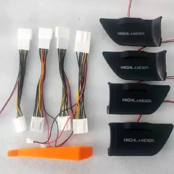 Фонарь дверной автомобильный, 7 цветов, для Toyota Highlander 2022 2023