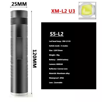 Фонарь Litwod S5 4000 люмен