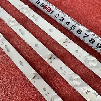 Фонарь с подсветкой Srtip, 7 светодиодов для телевизора, фонарик,TV TC-43FS500X TV43D07-ZC22AG-05 LT-43T-43T510F LVF430TVDX 4C-LB430T-HRC XRC XR3 JL.D4307133071330-00-004AS-M