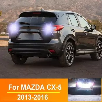 Фонарь заднего хода для MAZDA, фонарь заднего вида, 2 шт., модель CX5 2013, 2014, 2015, 2016, детали, аксессуары, фонарь заднего вида, CAN-шина без ошибок