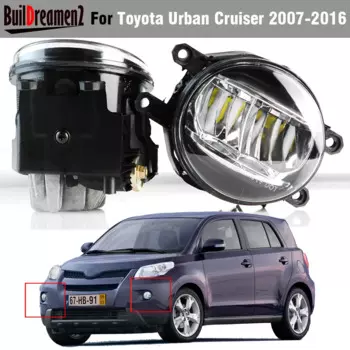 Фонарь задний для Toyota Urban Cruiser (_ P1 _), 2007-2016, 30 Вт, H11, задний правый и левый противотуманный фонарь Canbus, лм, 12 В, 2 шт.
