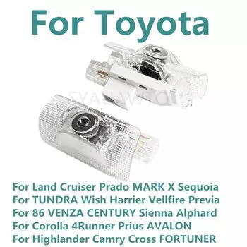 Фонари для автомобильных привидений и дверей, фонари для Toyota Prado 150 Highlander XU50 XU70 4runner AVALON MARK X VENZA