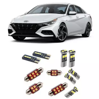Фонари головного света 11x для Hyundai Elantra /Elantra Hybrid 2022 2021, автомобильные товары, автомобильные аксессуары для автомобильных ламп