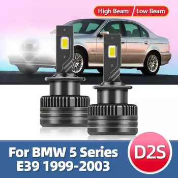 Фонари головного света HID D2S, автомобильные лампы, турболампа, автомобильная фара 6500 лм, CSP 110 K 1999 Вт, Plug & Play для BMW 5 серии E39 2000 2003-