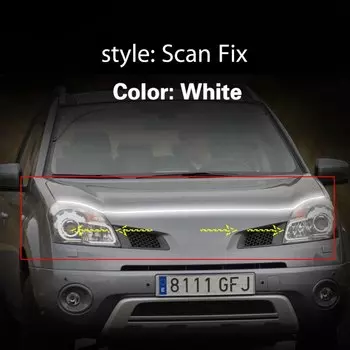 Фонари с капотом, универсальные лампы, фары окружающей среды, старт-сканирование для автомобилей, дневные ходовые огни, дневные ходовые огни для Renault koleos 2008-2016