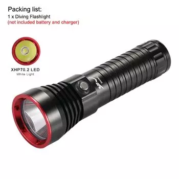 Фонарик Asafee XHP70 для дайвинга