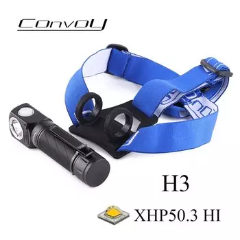 Фонарик Convoy H3 XHP50.3 HI черный