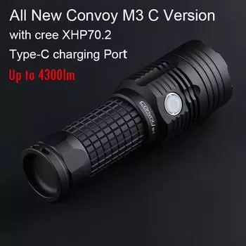 Фонарик CONVOY M3 C с Cree XHP70.2