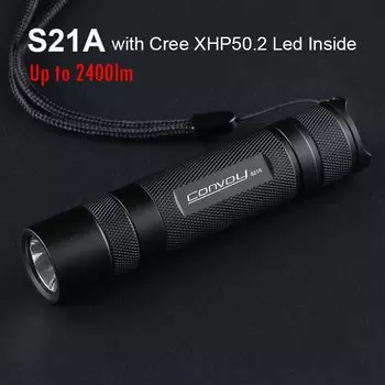 Фонарик CONVOY S21A XHP50.2 черный