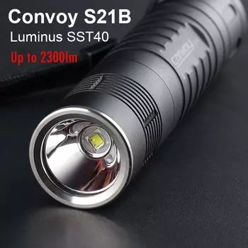 Фонарик CONVOY S21B SST40 белый