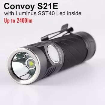 Фонарик Convoy S21E, 2400 лм, 4 режима, USB