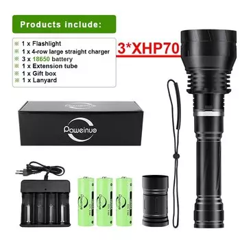 Фонарик для дайвинга 3*XHP70