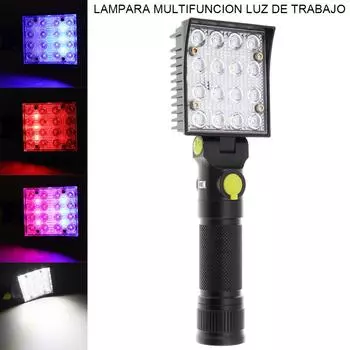 Фонарик SecurityIng 190-B черного цвета 16 COB LED