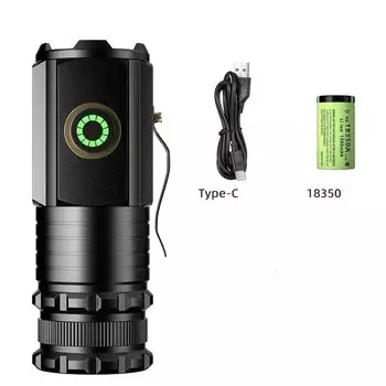 Фонарик Vieruodis 3 LED, алюминий, перезаряжаемый