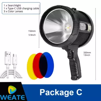 Фонарик Vieruodis COB USB rechargeable