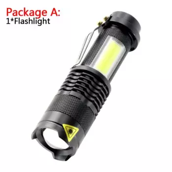 Фонарик XINYI Q5 COB черный