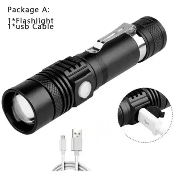 Фонарик XINYI T6 4000lm Черный