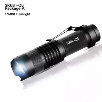 Фонарик XINYI XMLT6/L2 черный