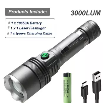 Фонарик XIWANGFIRE S340 черный 3000 люмен