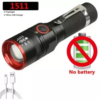 Фонарик ZHUIGUANGZHE XHP180 черный