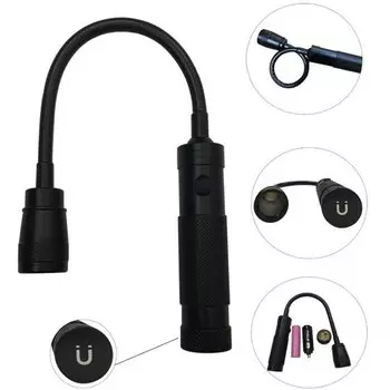 Фонарик ZJMZYM T6 с гибкой стойкой