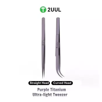 FONLOGIC 2UUL Purple Titanium Ultra-light Tweezer