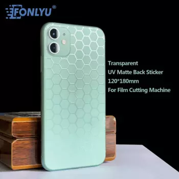 FONLYU УФ 3D рельефная прозрачная защитная пленка для задней панели экрана для смартфона Гидрогелевая машина для резки листов