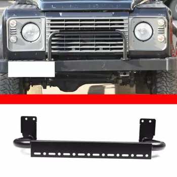 Для 2004-2019 Land Rover Defender 90 110 из нержавеющей стали, передний бампер автомобиля, защита от столкновений, наклейка, автозапчасти