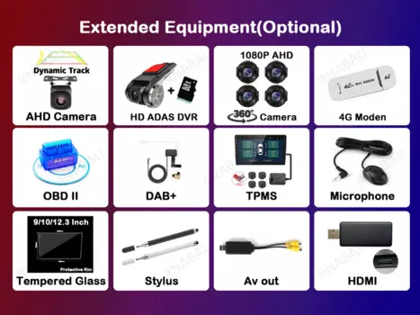 Для Android экрана навигации автомобильный мультимедийный плеер аксессуары опционально