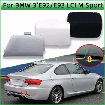 Для BMW 3 E92 E93 LCI 2006-2013 M SPORT задний бампер автомобиля, фаркоп, крышка для глаз 51127893147 51127161497 51127256109