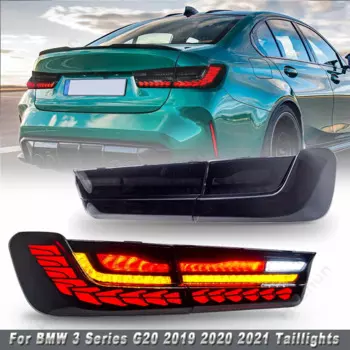 Задние фонари для BMW 3 серии G20 M3 G80 330 340i 320i 325i 2019-2022 OLED GTS, задние фонари, полная фотодинамика