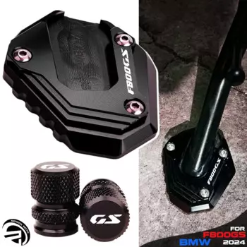 Для BMW F800GS F 800 GS F 800GS 2024 2025 Аксессуары для мотоциклов Алюминиевая подставка с ЧПУ для ног Боковая подставка Увеличитель Pad Расширение