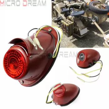 Для BMW M72 R75 K750 KS750 Dnepr Урал сидекар Ретро Классическая фотолампа стоп-индикатор задний фонарь крыло задний фонарь