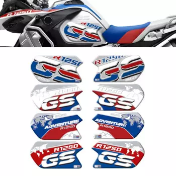 Для BMW R1250GS ADV R 1250 GS Приключения 2019-2023 Мотоциклетный Бак тяги боковая подушка газовый топливный наколенник защита 3D гелевые наклейки