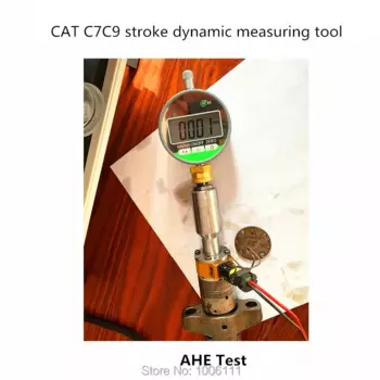 For CAT C7C9 Diesel Common Rail Injector Electromagnetic Valve Dynamic Stroke Pomiar AHE Test Tool Regulacja uszczelek podkadki