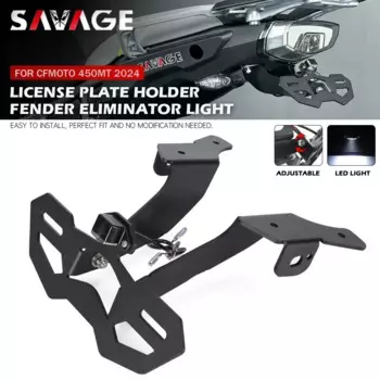 Для CFMOTO 450MT 800 MTX держатель номерного знака мотоцикла Fender Eliminator Tail Tidy светодиодный светильник для CF-MOTO IBEX 450 MT 800MTX