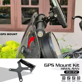 For Himalayan 450 2024 2025 Motorcycle himalayan450 Accessories Phone Holder Stand GPS Navigation Plate Bracket