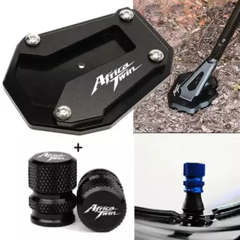 Для Honda Africa Twin CRF1100L CRF 1100 L 2020-2022 2023 2024 мотоциклетный клапан, подставка, опорная пластина, боковая подставка, удлинитель