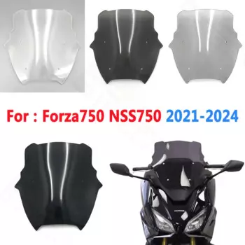 Для HONDA FORZA 750 Forza 750 NSS750 NSS 750 2021 2022 2023 2024 спортивные лобовые стекла мотоцикла, дефлекторы ветра, черные