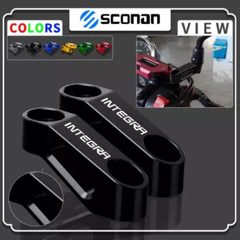 For HONDA INTEGRA INTEGRA750 Integra 750 motorcycle high quality accessories CNC Aluminum Rearview Mirror Extender Adaptor