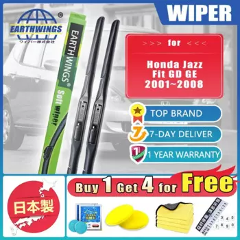 Щетки стеклоочистителя передние и задние для Honda Jazz Fit GD GE 2001 2002 2003 2004 2005 2006 2007 2008