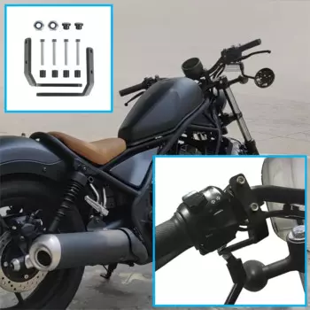 Для Honda Rebel CMX 500 300 CMX 300 CMX 500 аксессуары для мотоциклов, руль, держатель бокового зеркала заднего вида, кронштейн, крепление 2017-2022