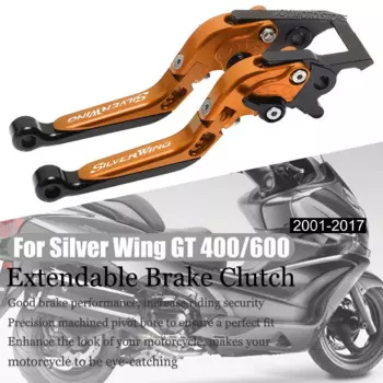 Для Honda silver wing gt 400 600 2001-2017 аксессуары для мотоциклов ЧПУ Рычаги тормозной муфты регулируемые выдвижные ручки