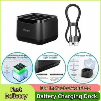 For Insta360 Ace / Ace Pro Fast Charger Accessories For Insta 360 Battery and Charging Hub