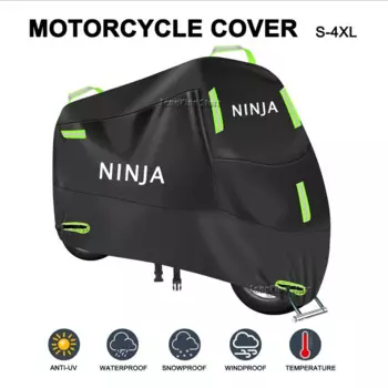 Для Kawasaki Ninja 400 650 300 250 250R Ninja чехол для мотоцикла УФ-защитный пылезащитный снежный чехол на открытом воздухе непромокаемый чехол