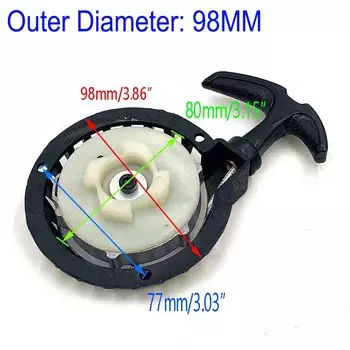 For kayo Adri Mini moto ATV Taotao 47cc 49cc мини-автомобиль небольшие внедорожники ручное устройство тяги алюминиевая пластина стартер запуск