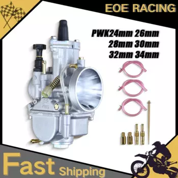 Для Keihin KOSO PWK 24 26 28 30 32 34 мм 2T 4T ATV Quad Go Kart Dirt Bike Scooter 50-250cc Мотоциклетный карбюратор с бесплатной струйкой