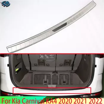 Для Kia Carnival KA4 2020 2021 2022 из нержавеющей стали, защита заднего бампера, оконные пороги, внешние плавки, декоративная пластина, педаль