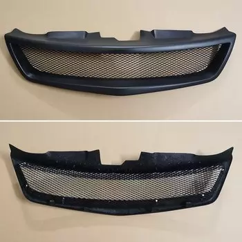 For KIA Forte 5 Koup 2010 2011 2012 2013 Year Grill Refitt Front Center Racing Grille Cover Accessorie Body Kit