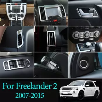 Для Land Rover Freelander 2 07-2015 ABS Хромированная интерьерная Центральная панель управления инструментами декоративные аксессуары модификация автомобиля